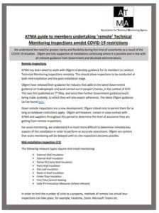 ATMA Technical Monitoring Guidance